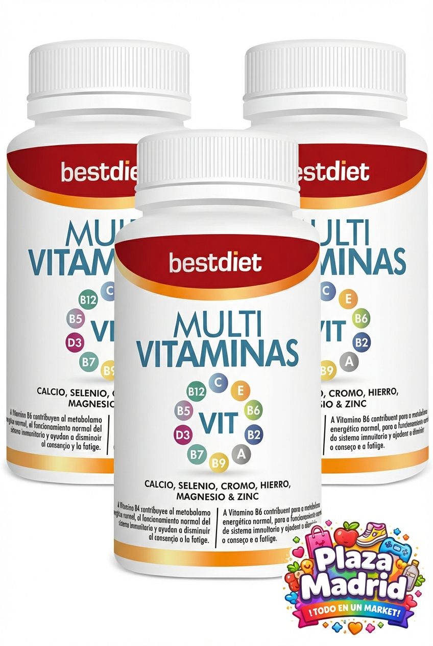 SUP Multivitaminas 60 Cápsulas - 3 botes
