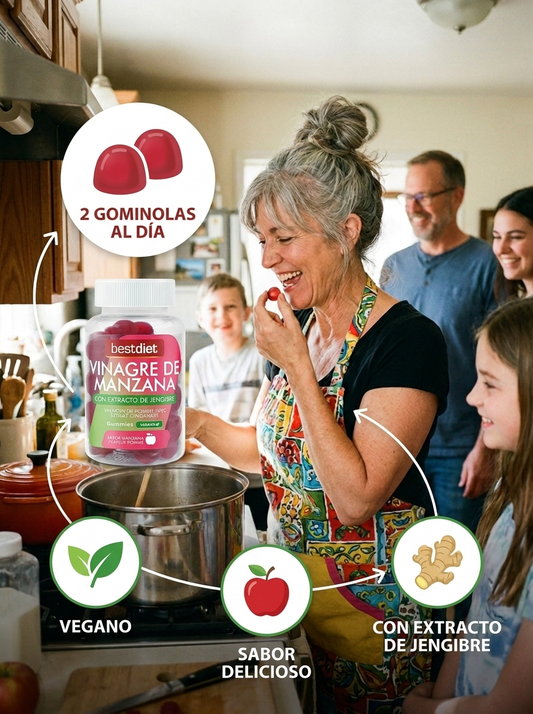 Gomitas de Vinagre de Manzana para Adelgazar y Recuperar Energía ⚡⚡